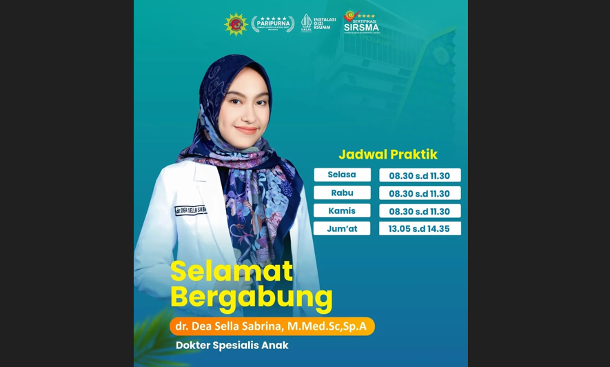 Perkuat Poliklinik Anak, RSU Muhammadiyah Metro Tambah Dokter Spesialis Anak