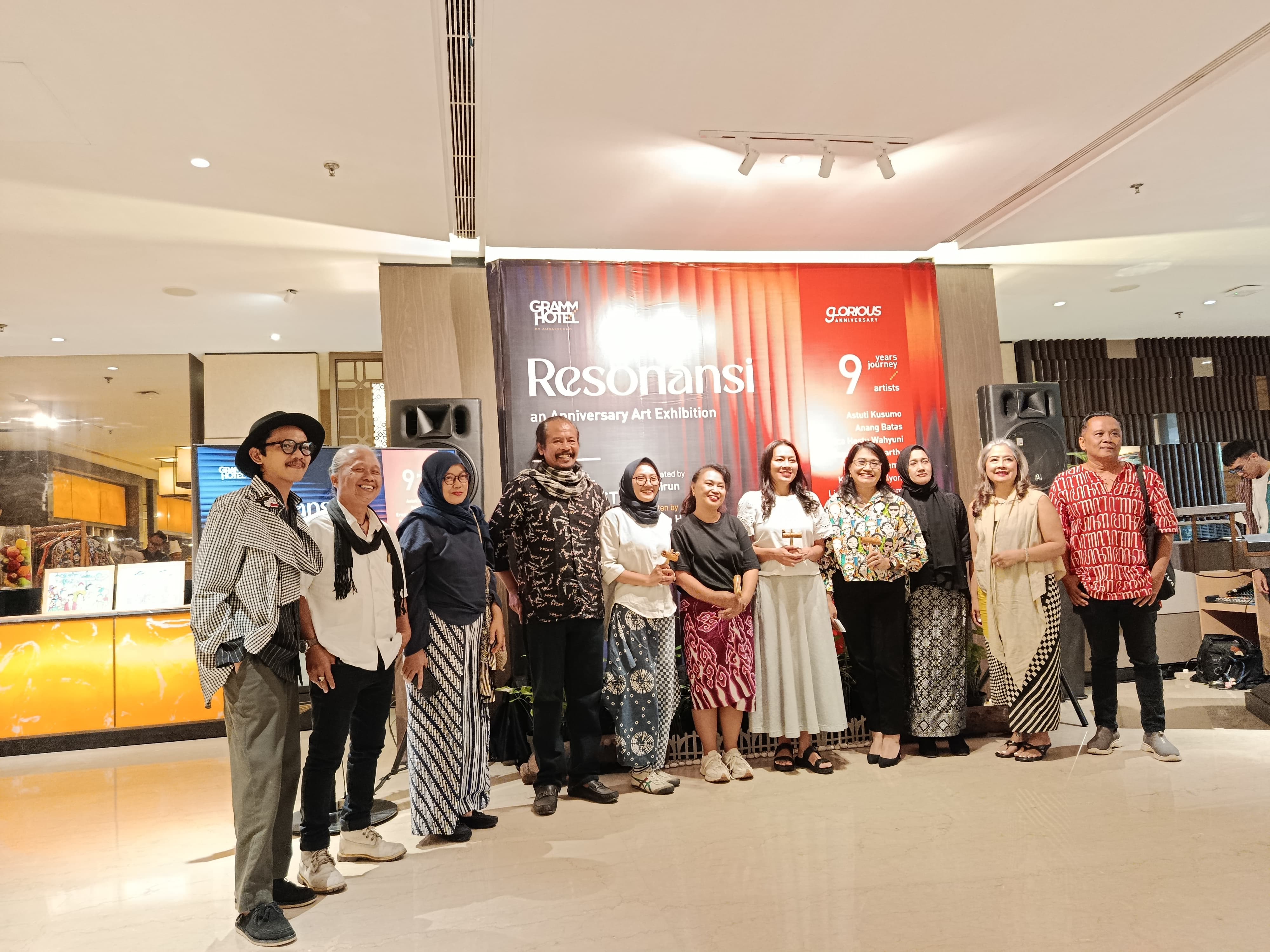 Pameran Resonansi Hadir di Gramm Hotel by Ambarrukmo, Tampilkan Karya 9 Seniman Yogyakarta