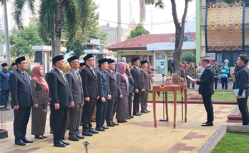 Walikota Metro Rombak 18 Pejabat Eselon II, Sekda hingga Kadis Dimutasi