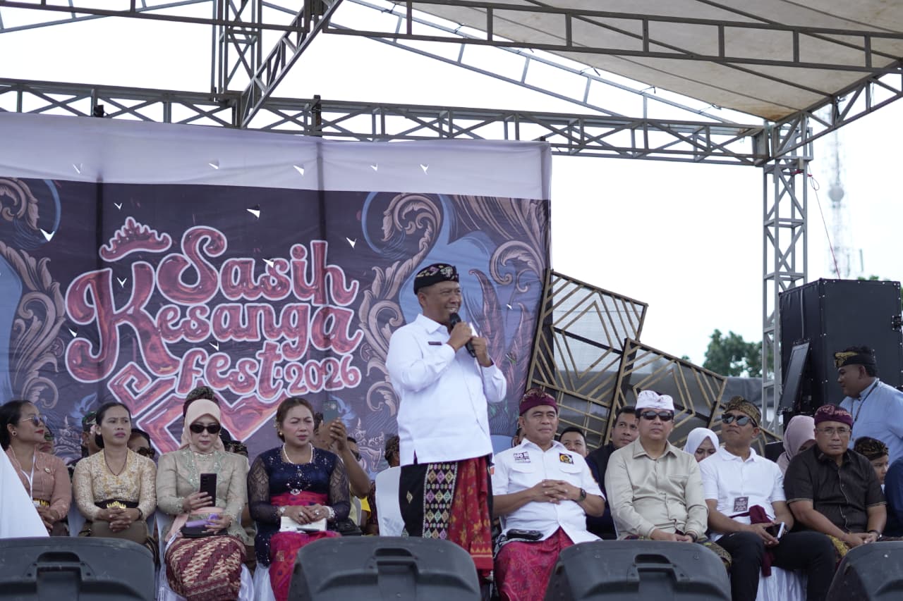 Sasih Kesanga Fest 2026 Resmi Dibuka di Seputih Raman, Festival Ogoh-Ogoh Terbesar di Lampung Disambut Antusias Warga