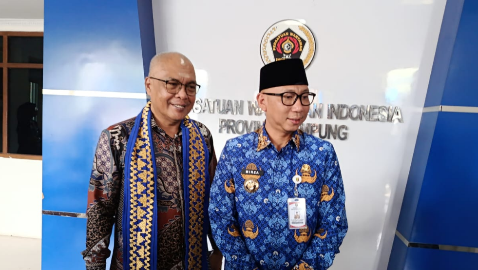 Gubernur Mirza Dukung PWI Lampung Jadi Tuan Rumah HPN & Porwanas 2027
