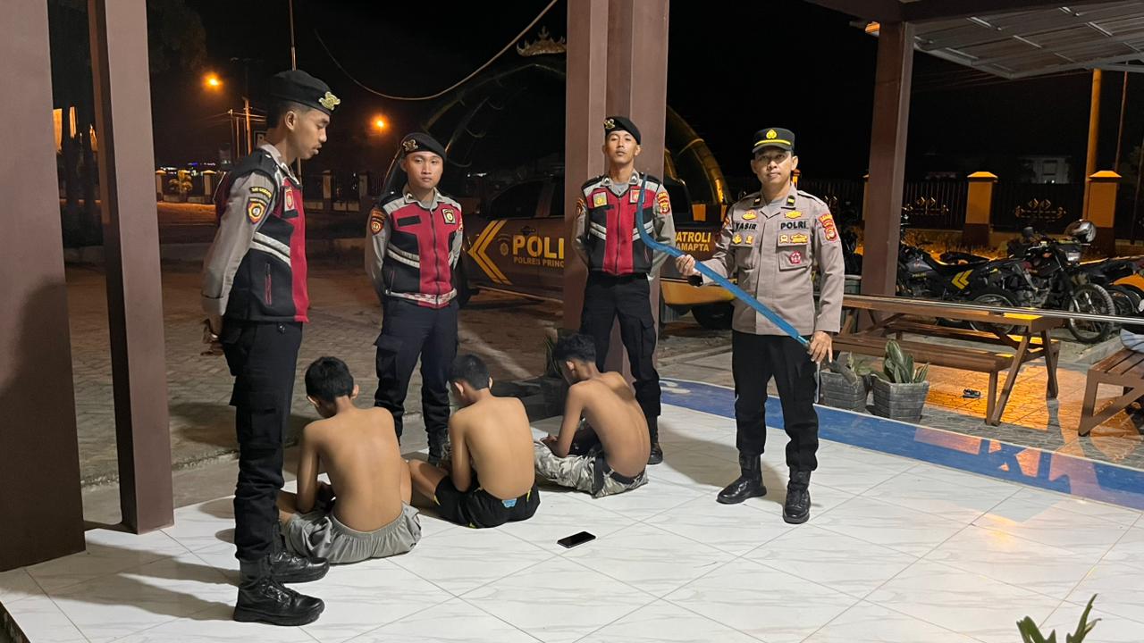 Aksi Tawuran di Pringsewu Digagalkan Polisi, 3 Remaja Diamankan