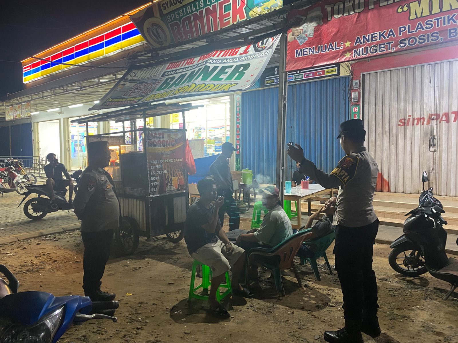 Polres Mesuji Gelar Patroli Dialogis Di Desa Simpang Mesuji