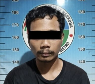 Polres Metro Ringkus Pengedar Tembakau Gorilla di Yosomulyo