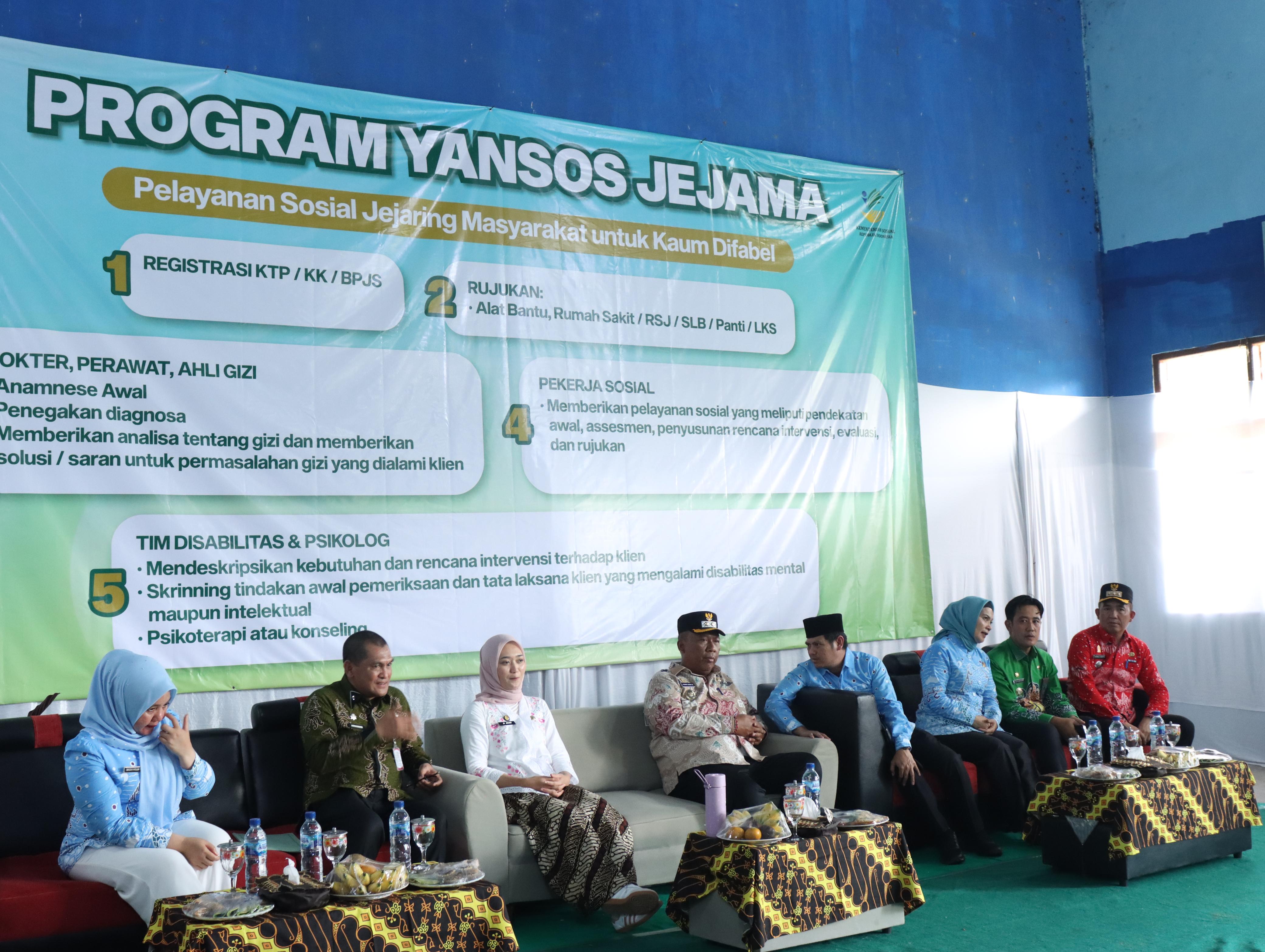 Wakil Gubernur Lampung dan Wakil Bupati Lamteng Dukung Program Sosial untuk Penyandang Disabilitas