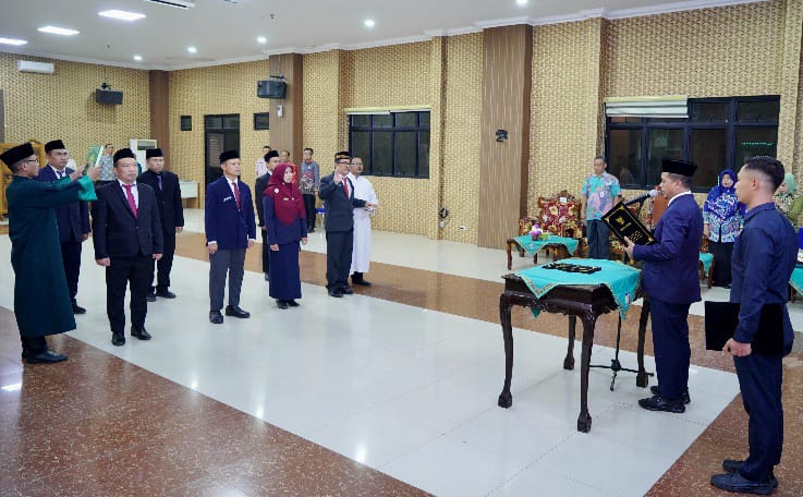 Bupati Pringsewu Lantik 7 Pejabat Baru, Tegaskan Birokrasi Bersih dan Digital Menuju Indonesia Emas 2045