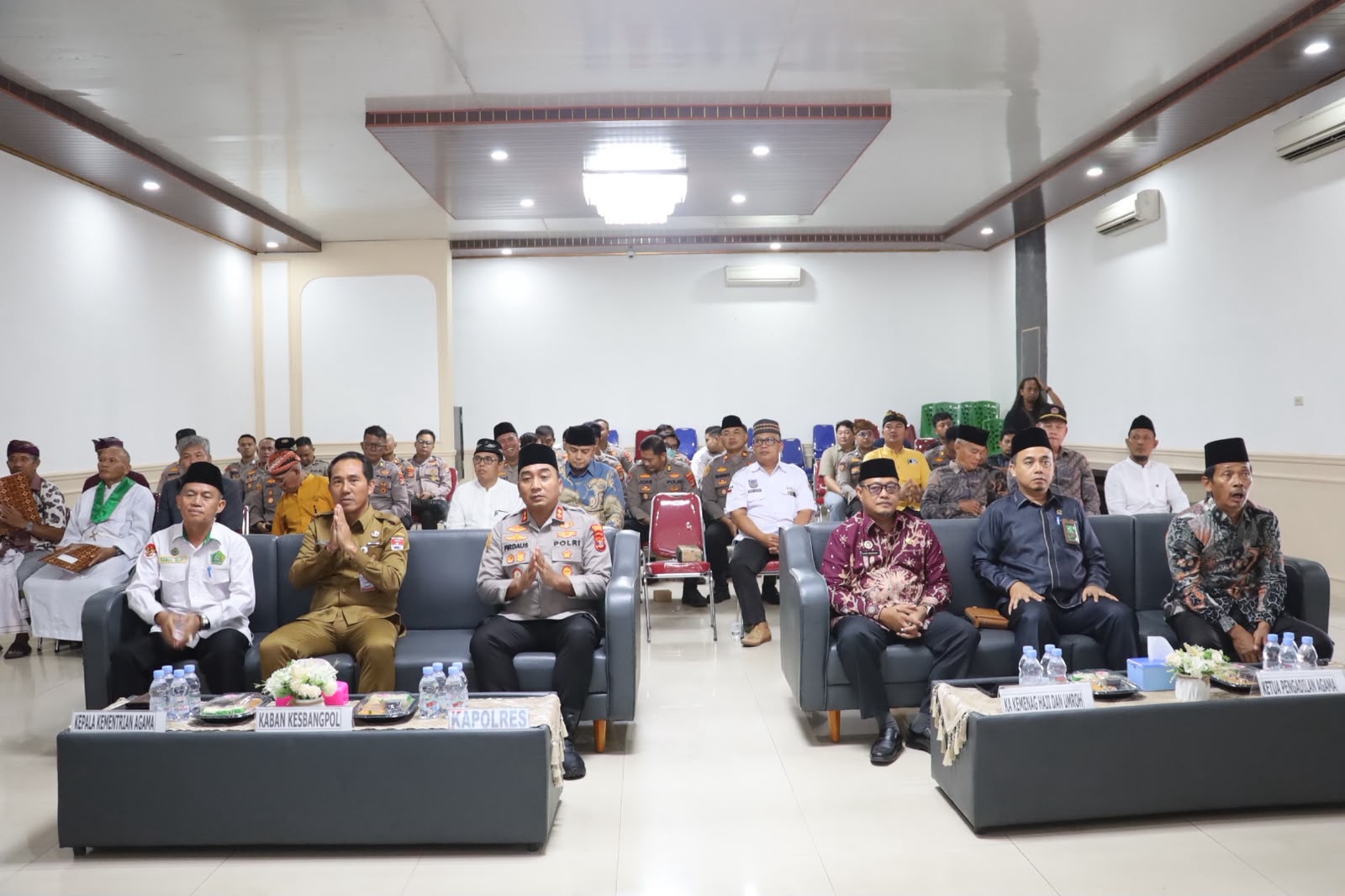 Kapolres Mesuji Pimpin Doa Bersama Lintas Agama Bersama FKUB dan Masyarakat