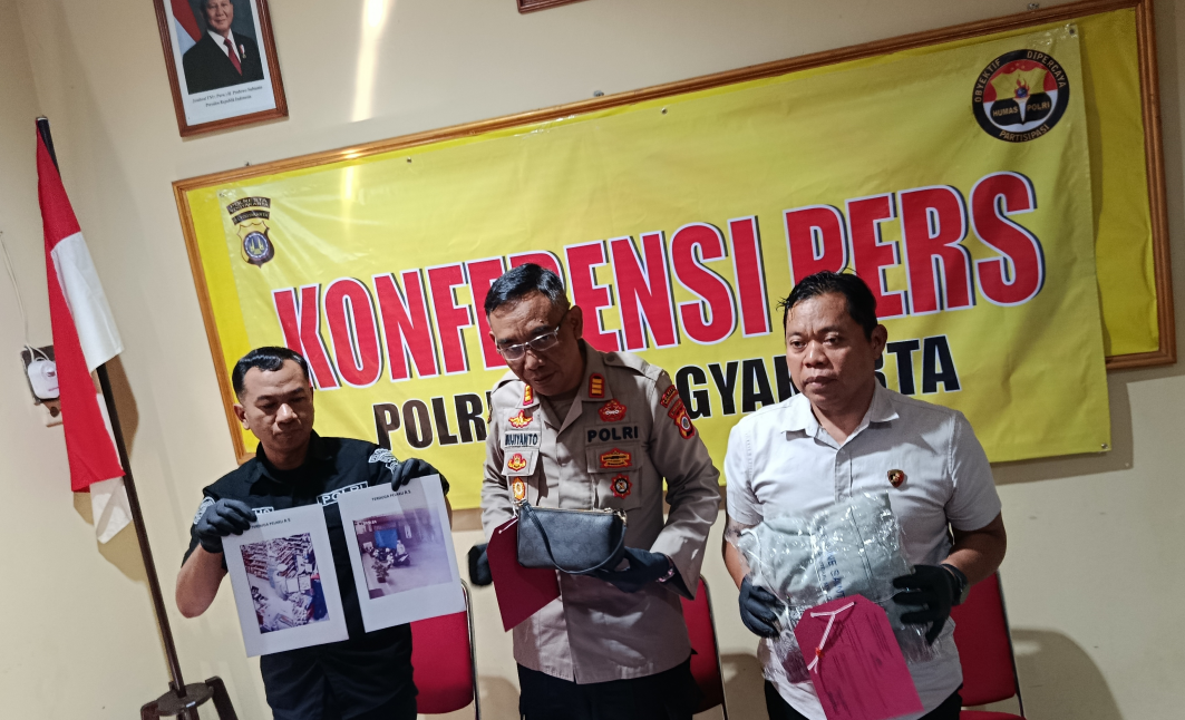 Terekam CCTV, Residivis Pencurian Tas Pengunjung Swalayan di Yogyakarta Akhirnya Ditangkap
