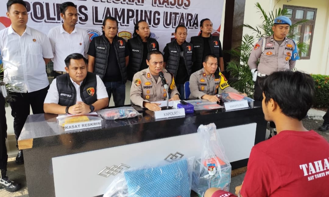 Terungkap! Pelaku Pembunuhan dan Pemerkosaan Karyawati Warung Sate Lampung Utara Ditangkap