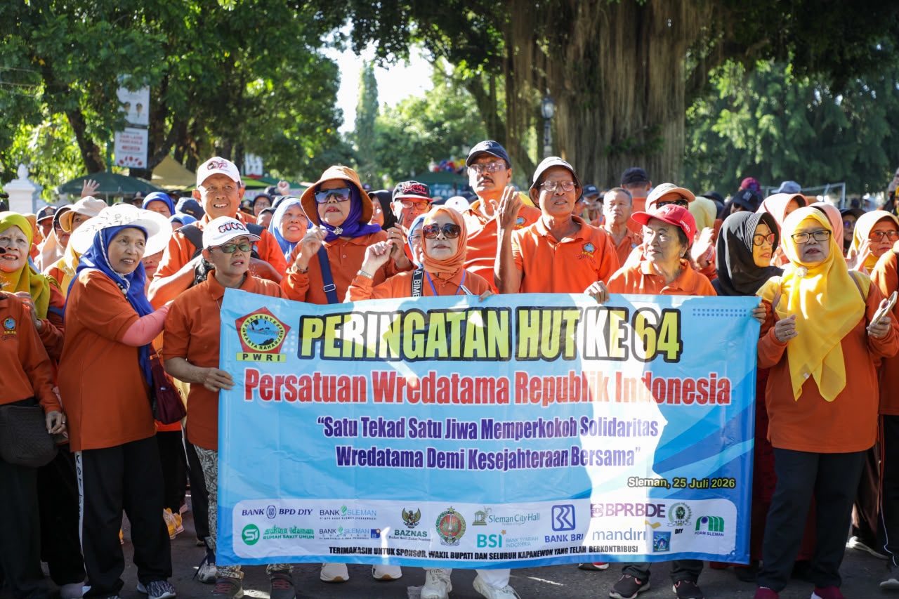 HUT ke-64 PWRI, Bupati Sleman Tegaskan Pengabdian ASN Tak Berhenti Saat Pensiun