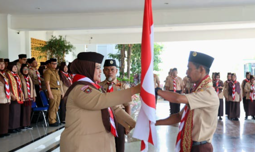 Wabup Umi Laila Lepas Kontingen Pramuka Pringsewu ke Jambore Nasional XII 2026