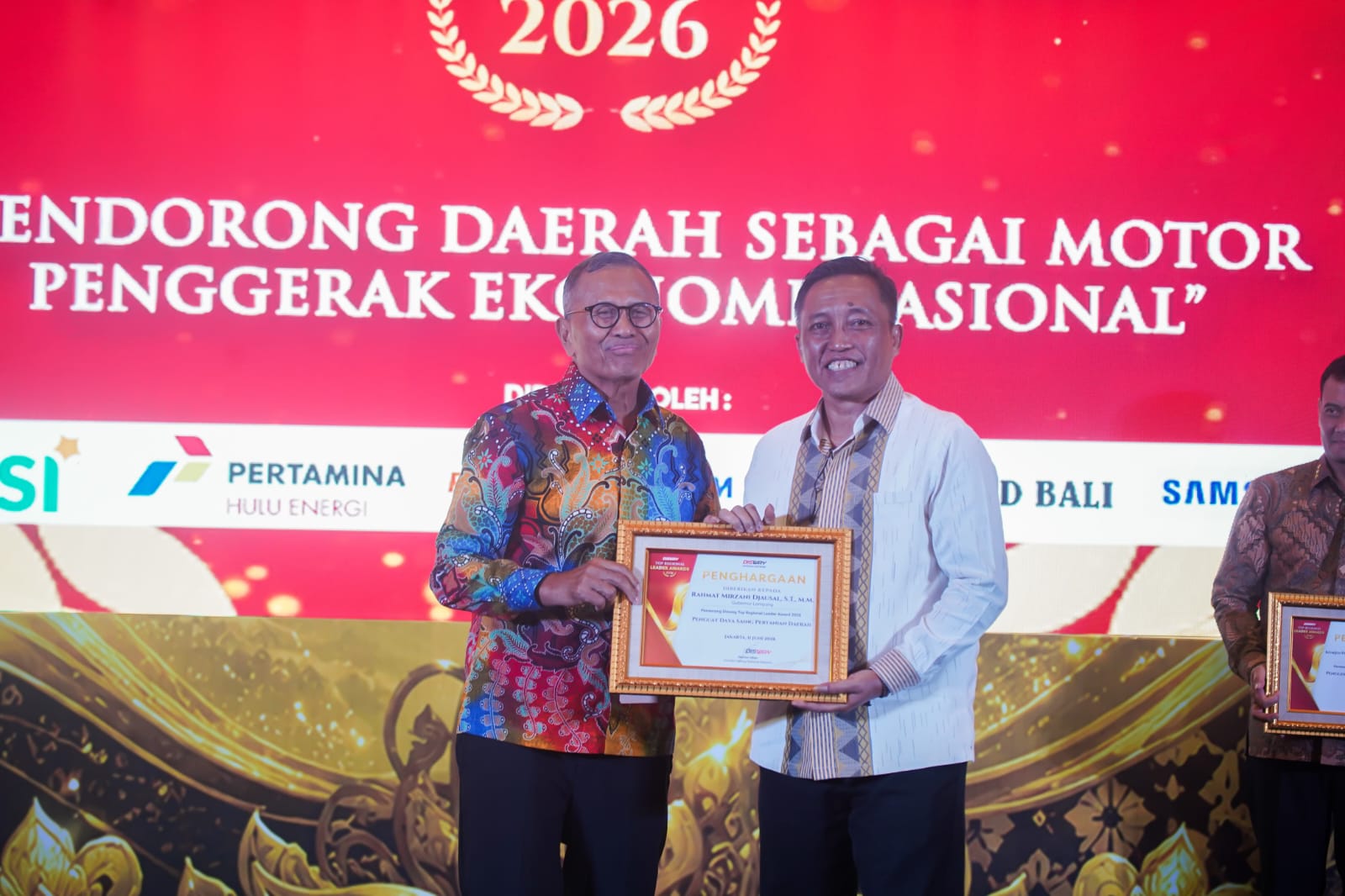 Perkuat Daya Saing Pertanian, Gubernur Lampung Sabet Penghargaan Nasional