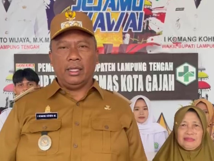 Kunjungi Puskesmas Kota Gajah, Wabup Lampung Tengah Tekankan Peningkatan SDM Kesehatan