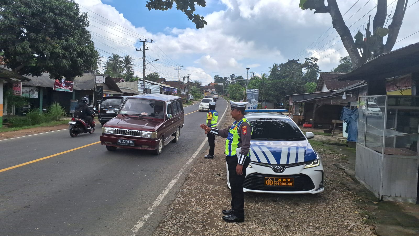 Tekan Angka Kecelakaan, Satlantas Pringsewu Intensif Patroli dan Sosialisasi Tertib Lalu Lintas