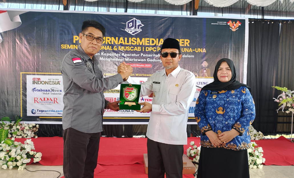 Hadiri Muscab I PJS, Bupati Touna Dukung Profesionalisasi Wartawan