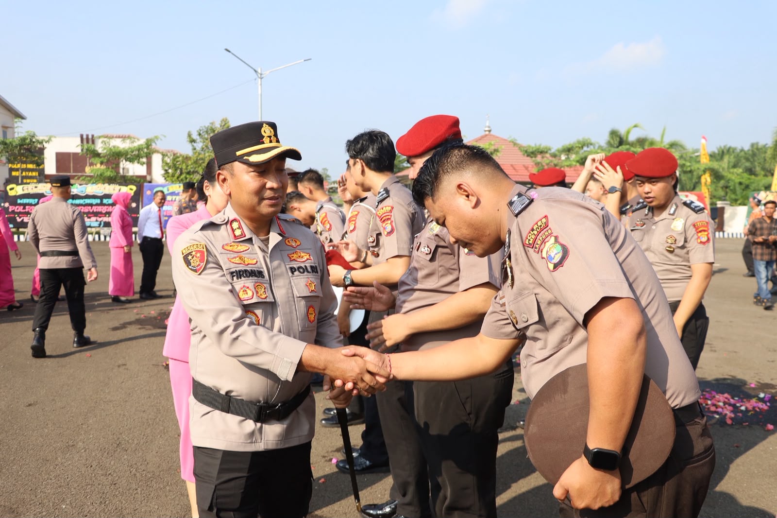 Sebanyak 21 Personel Polres Mesuji Naik Pangkat, Kapolres Ingatkan Tanggung Jawab Baru