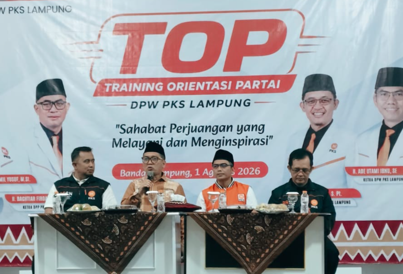PKS Lampung Gelar TOP Perdana, Target Bentuk 56 Ribu Relawan Sahabat PKS