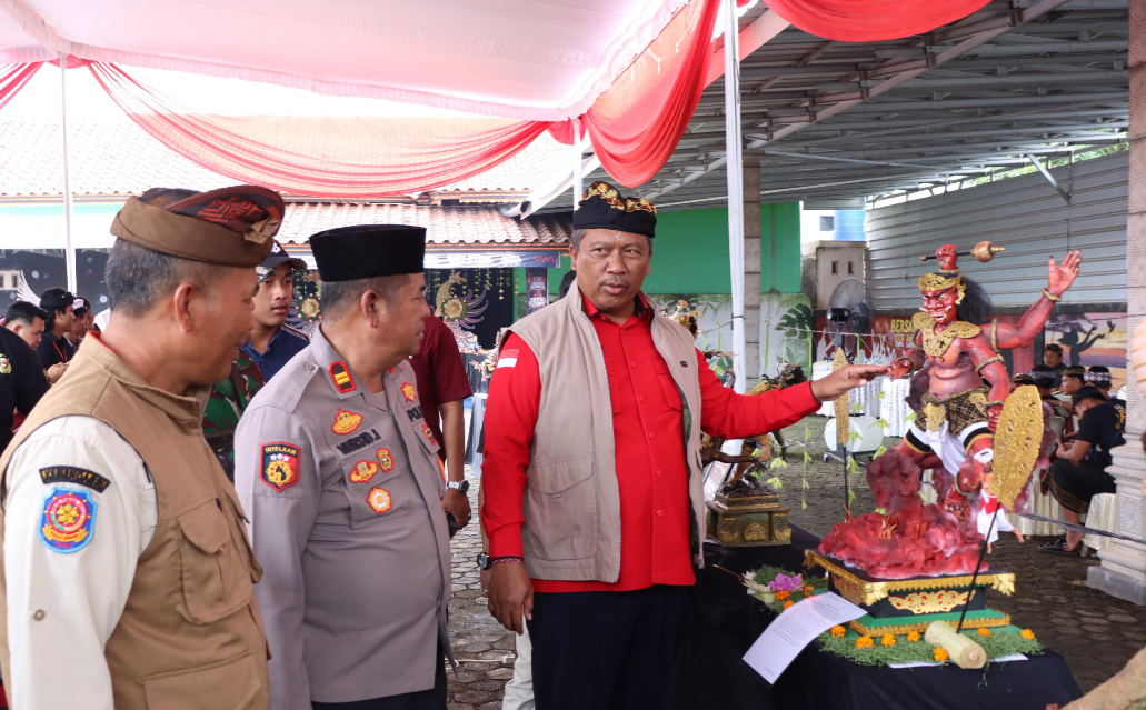 Antusiasme Pemuda Seputih Raman dalam Lomba Miniatur Ogoh-Ogoh 2025
