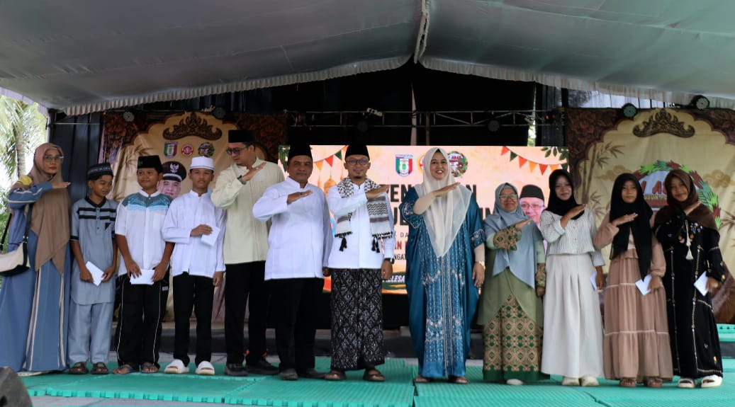 Hadiri Pengajian Akbar Peringatan Satu Abad Pekon Podorejo, Begini Pesan Wakil Bupati Pringsewu