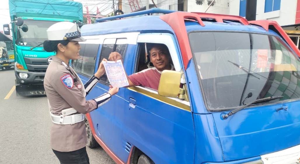 Polres Pringsewu Gencarkan Edukasi Tertib Berlalu Lintas ke Masyarakat