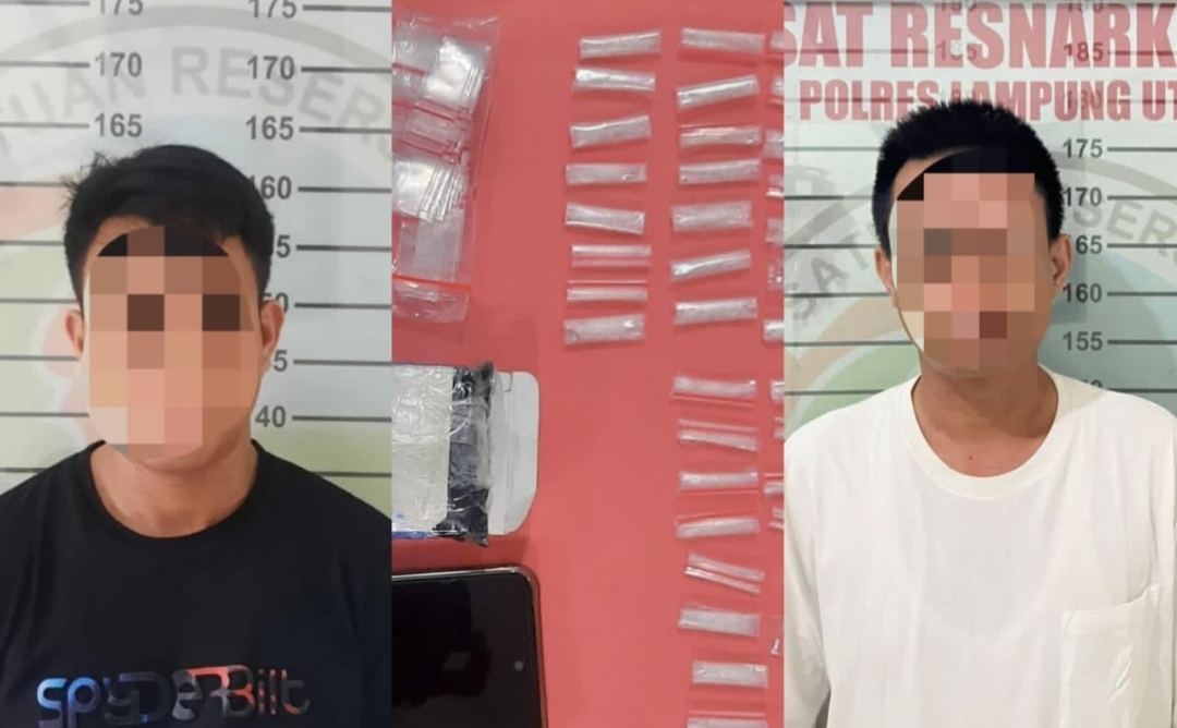 Penyelundupan 40 Paket Sabu ke Lapas Kotabumi Digagalkan Petugas