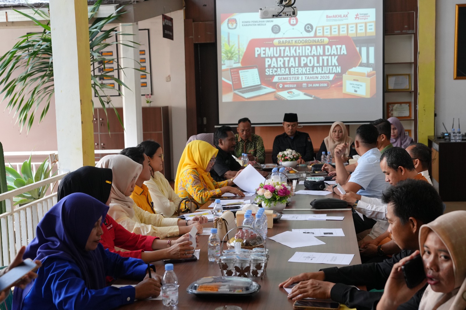 KPU Mesuji Dorong Parpol Perbarui Data Lewat Sipol, Jaga Tertib Administrasi Jelang Pemilu