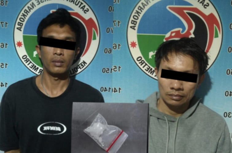 Temukan Sabu di Dasbord Motor, Dua Pria Asal Lamtim dan Pesawaran Ditangkap