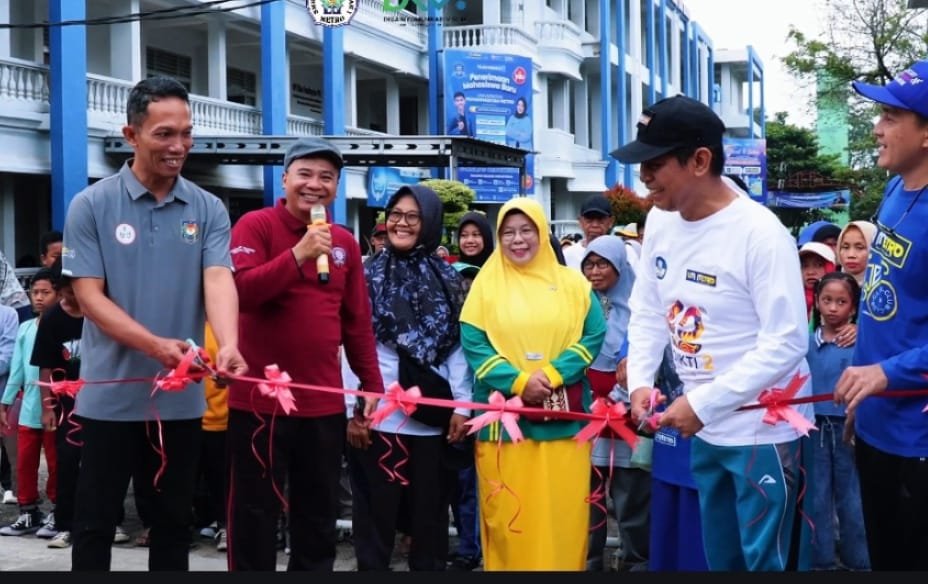 Peresmian SDMu Hamka dan Milad 10 Tahun Klinik Muhammadiyah Dimeriahkan dengan Jalan Sehat