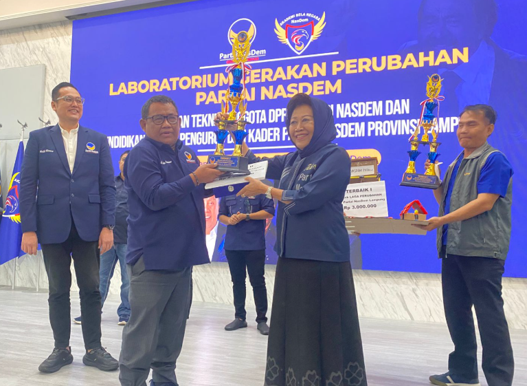 DPD NasDem Tubaba Tunjukkan Dedikasi dengan Juara Dua dalam Program Aksi Nasional