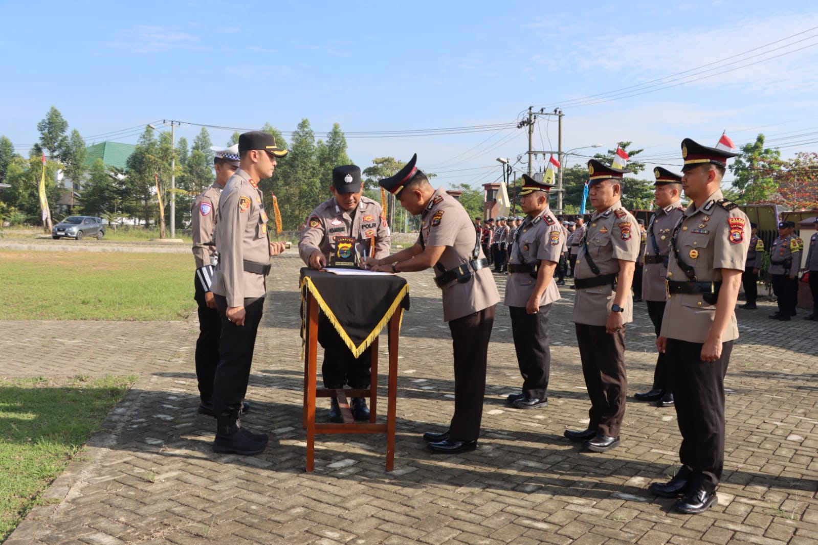 Tiga Pejabat Utama Polres Pringsewu Dimutasi, Ini Pesan Kapolres