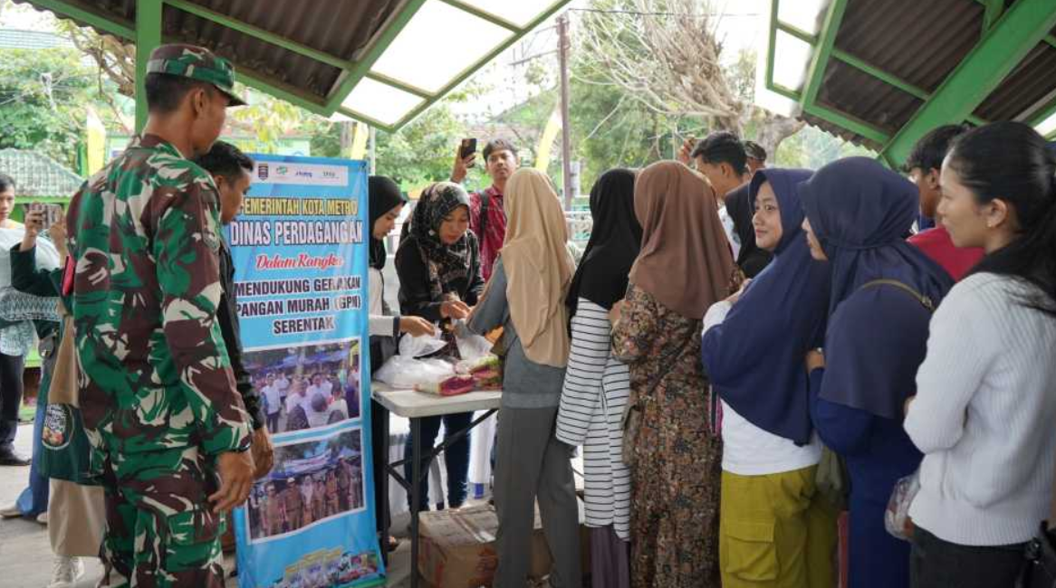 Upaya Pemkot Metro Tekan Inflasi, Gencarkan Gerakan Pangan Murah