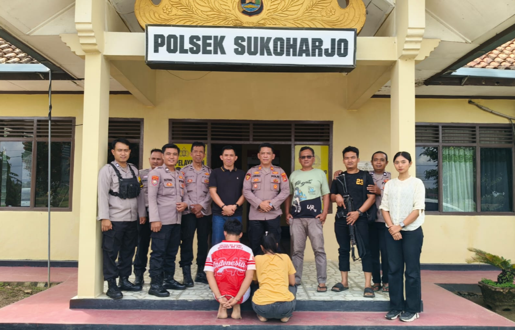 Gercep! Polsek Sukoharjo Ringkus Pasutri Muda Pelaku Pencurian di Pringsewu 