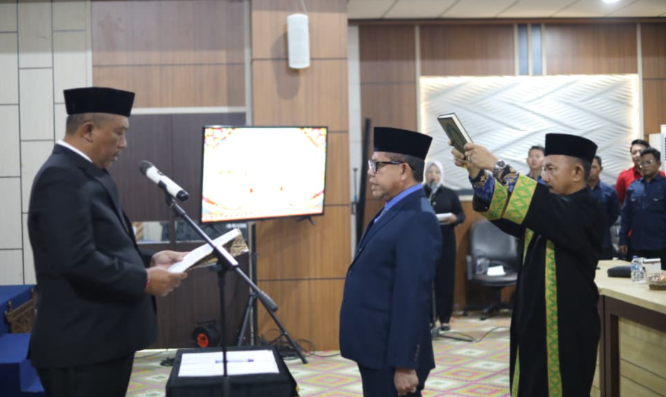 Sulpakar Resmi Dilantik Jadi Pj Sekda Lampung Tengah, Ini Pesan I Komang Koheri