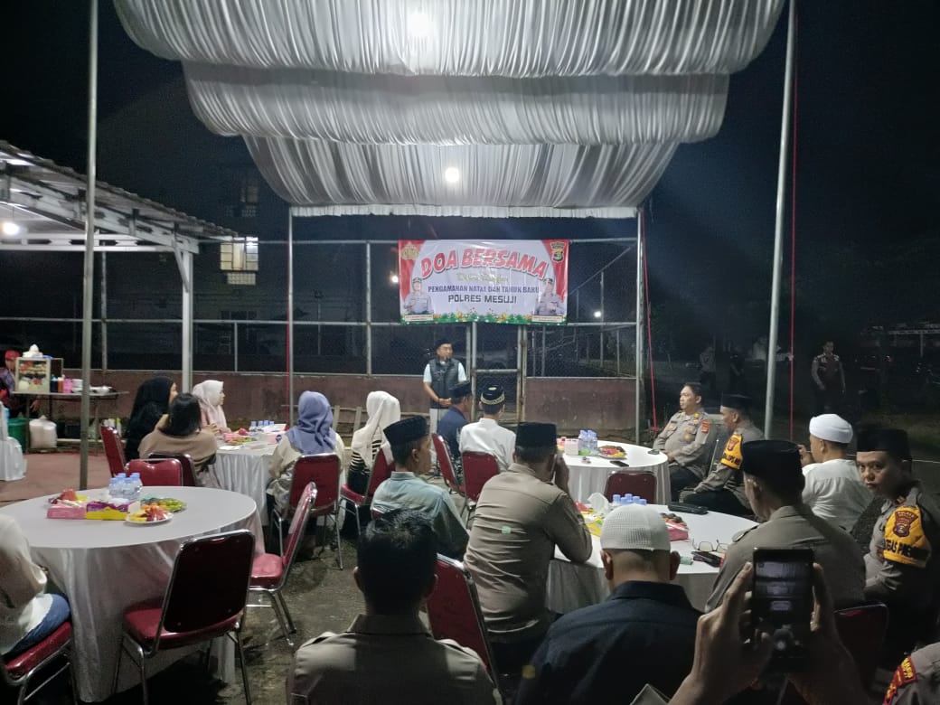  Polres Mesuji Siapkan Pengamanan Nataru dengan Doa Bersama untuk Masyarakat Aceh, Sumbar, dan Sumut