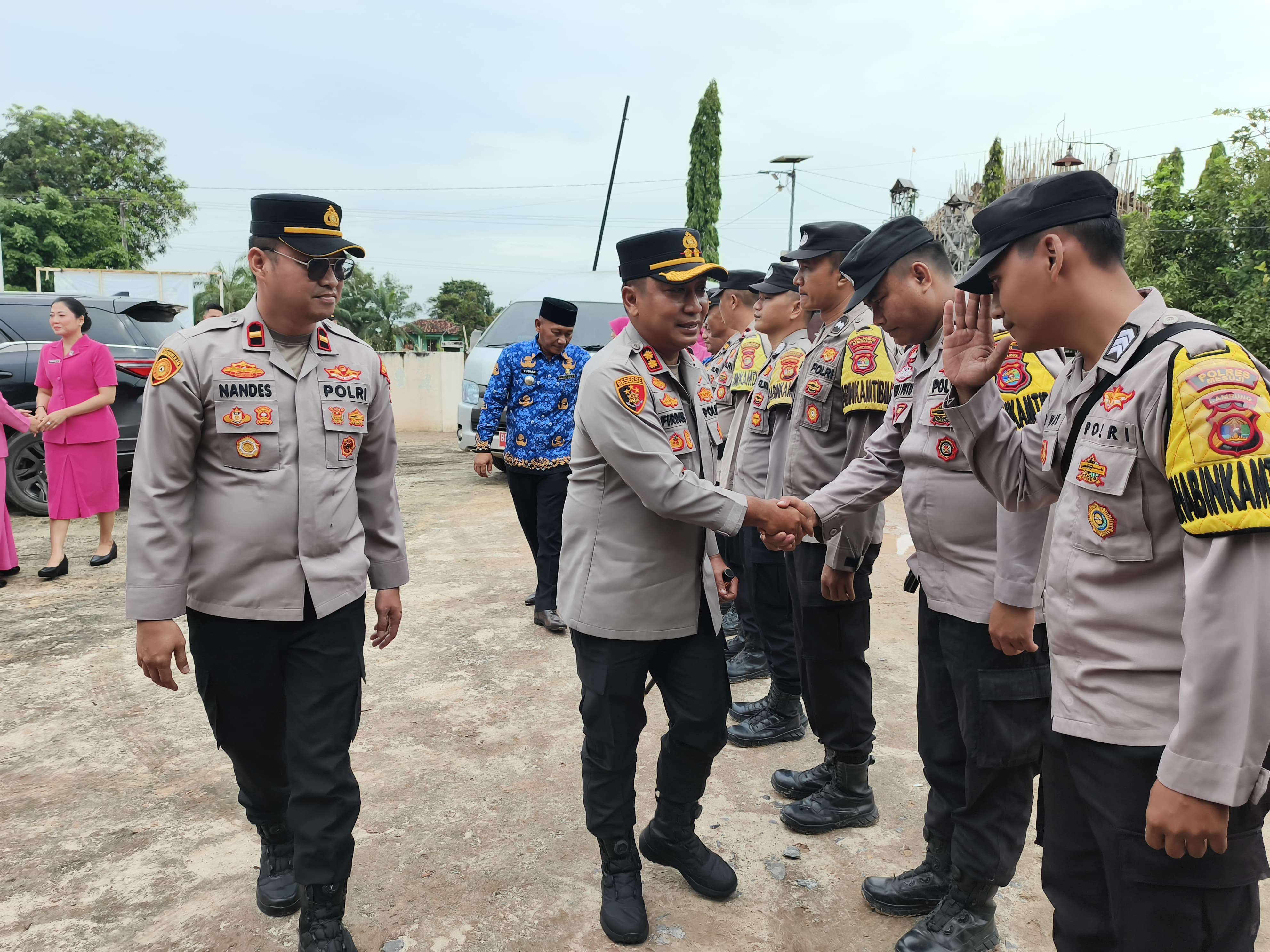 Kunker ke Mapolsek Mesuji Timur, Kapolres Mesuji Soroti Disiplin dan Profesionalisme Personel