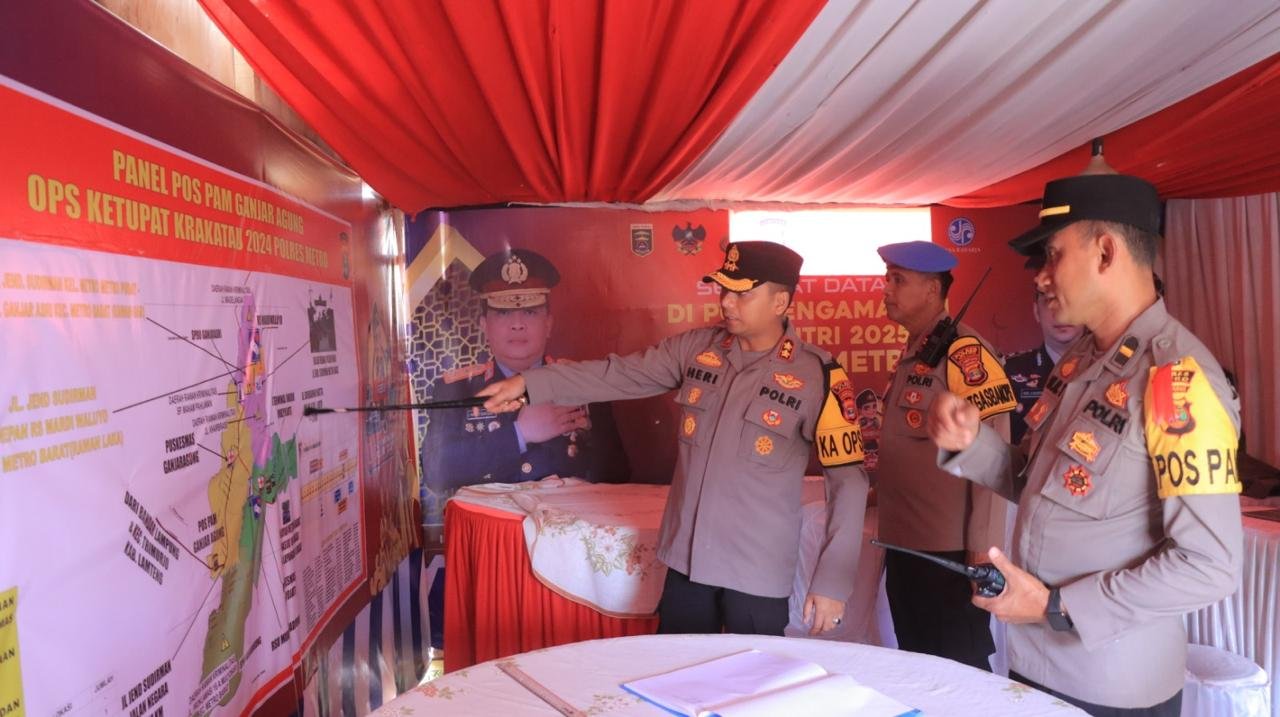 Polres Metro Pastikan Kesiapan Pos PAM dan Pos Yan untuk Kelancaran Mudik Lebaran 1446 H