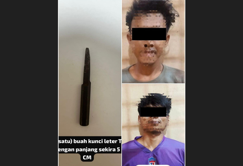 Polisi Bekuk 3 Pelaku Curas di Simpang Pematang