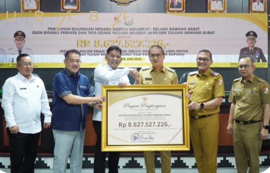 Pemkab Tubaba dan Kejari Berhasil Pulihkan Keuangan Daerah Rp8,62 Miliar dari Temuan BPK