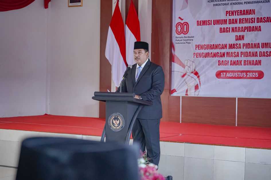 Ratusan Warga Binaan Lapas Metro Terima Remisi di HUT RI ke-80, 15 Langsung Bebas