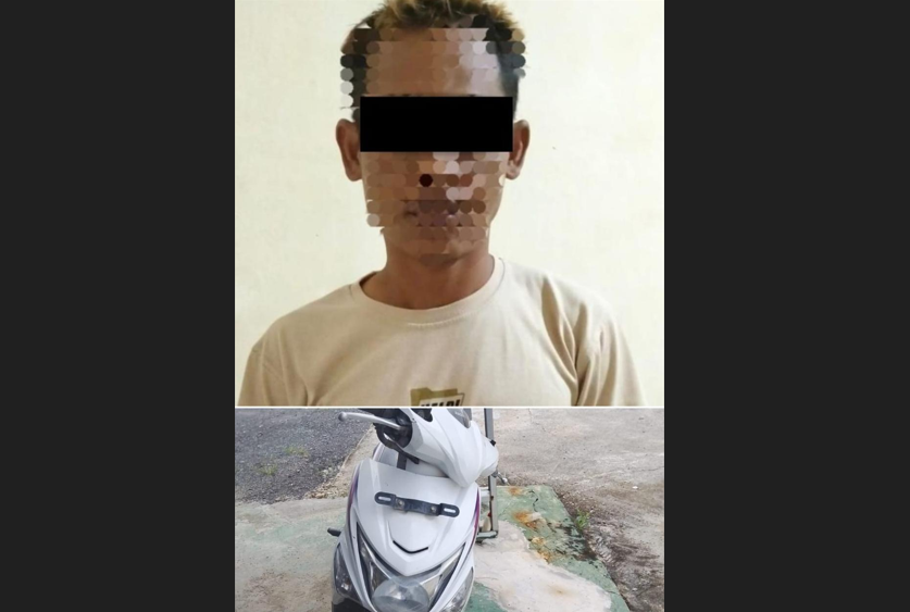 Modus Pinjam Motor untuk Beli Oli, Pria di Mesuji Gasak Beat Pop