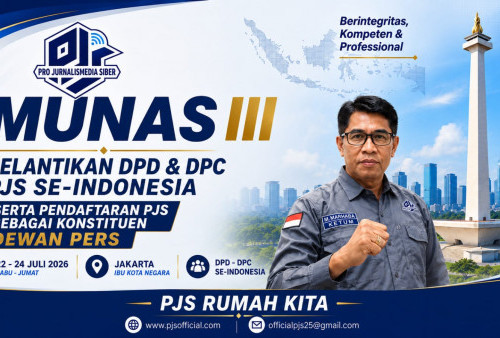 MUNAS III PJS Digelar Juli 2026 di Jakarta, Wapres Gibran Rakabuming Raka Direncanakan Hadir