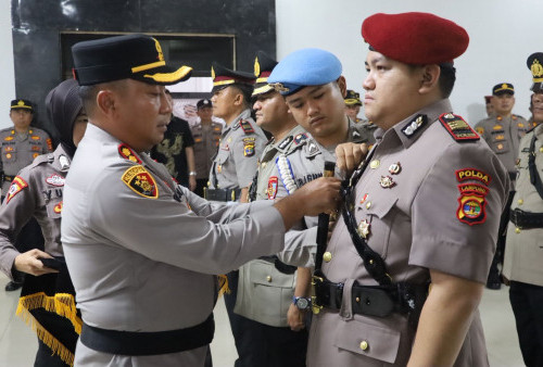 Kapolres Mesuji Pimpin Sertijab Pejabat Utama, Tekankan Integritas dan Pelayanan