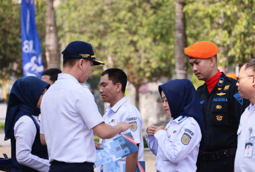 HUT ke-81 KAI, Daop 6 Yogyakarta Gelar Upacara dan Beri Penghargaan Pegawai