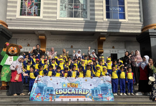 EducaTrip with JoCy Ajak Puluhan Siswa TK Belajar Fasilitas dan Keamanan di Jogja City Mall