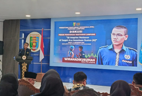PWI Lampung Buka Pekan Pendidikan Wartawan 2025, Tegaskan Integritas Jurnalis di Era AI