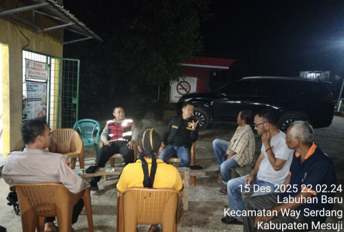 Kapolsek Way Serdang Sambang Desa, Perkuat Silaturahmi dan Sinergitas