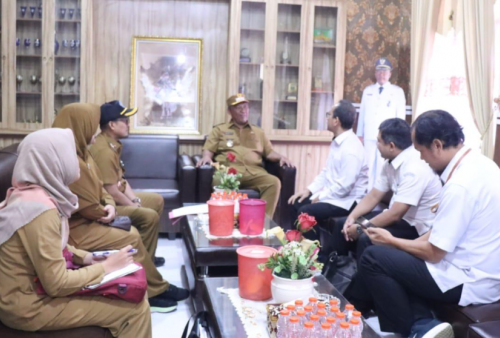 Bahas Rencana Pembangunan KNMP, Plt. Bupati Lampung Tengah Terima Audiensi Direktur Kepelabuhan Perikanan