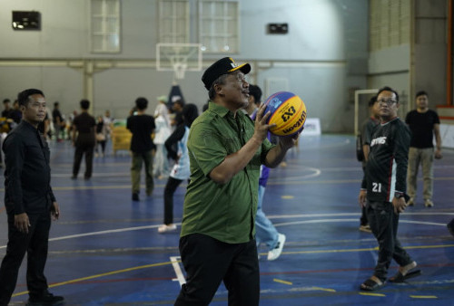  Plt. Bupati Lampung Tengah Resmi Tutup Bupati Cup 3x3 Basketball Competition