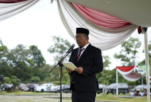 Jadi Inspektur Upacara Peringatan HAB ke-80, Ini Pesan Plt. Bupati I Komang Koheri 