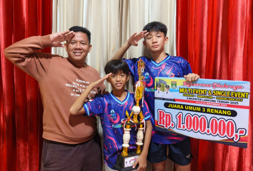 Raih 24 Medali, Matrix SC Jadi Best Club di Kejuaraan Olahraga Lampung Tengah
